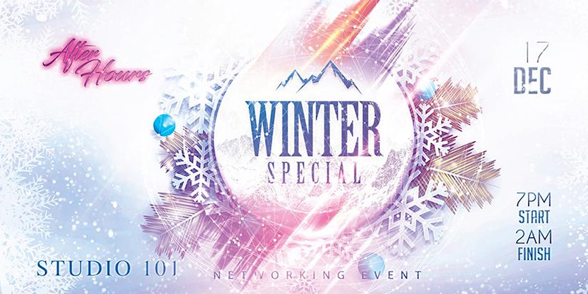 We are hosting a new event, and we would love to see you there. Join us for STUDIO 1O1 PRESENTS AFTER HOURS WINTER SPECIAL NETWORKING EVENT 17 December 2022 at 19:00.

Register soon as space is limited.

We hope you will be able to join us
